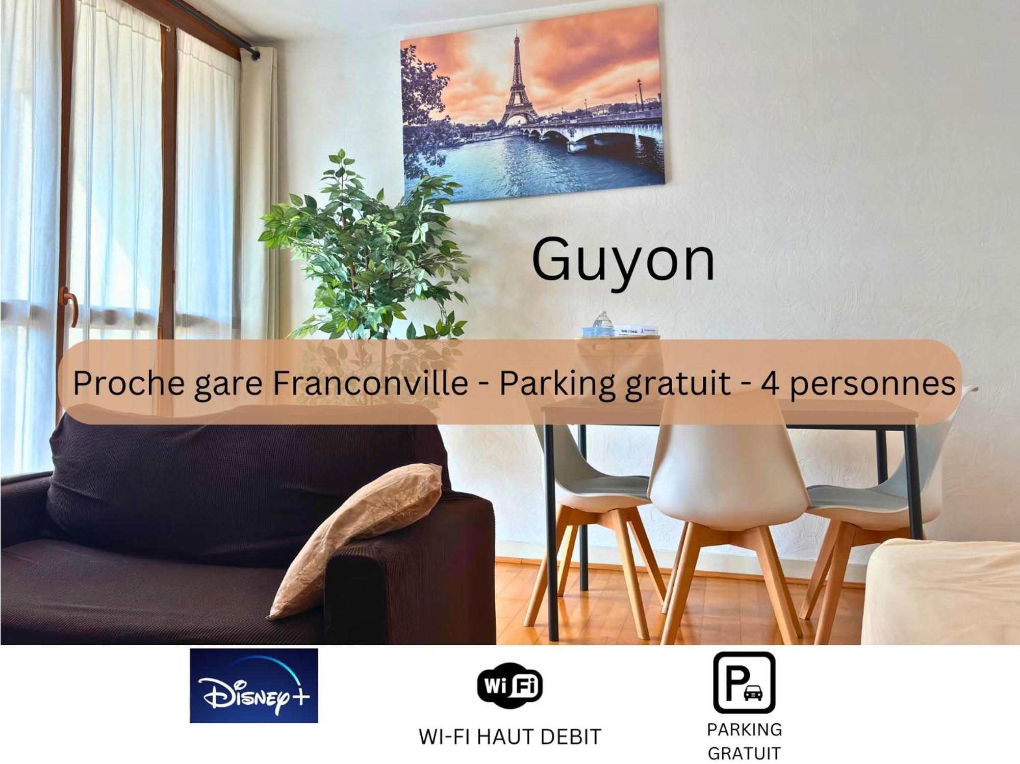 Guyon - Cosy Proche Gare Parking Facile - Balcon #Sirdest Daire Franconville  Dış mekan fotoğraf